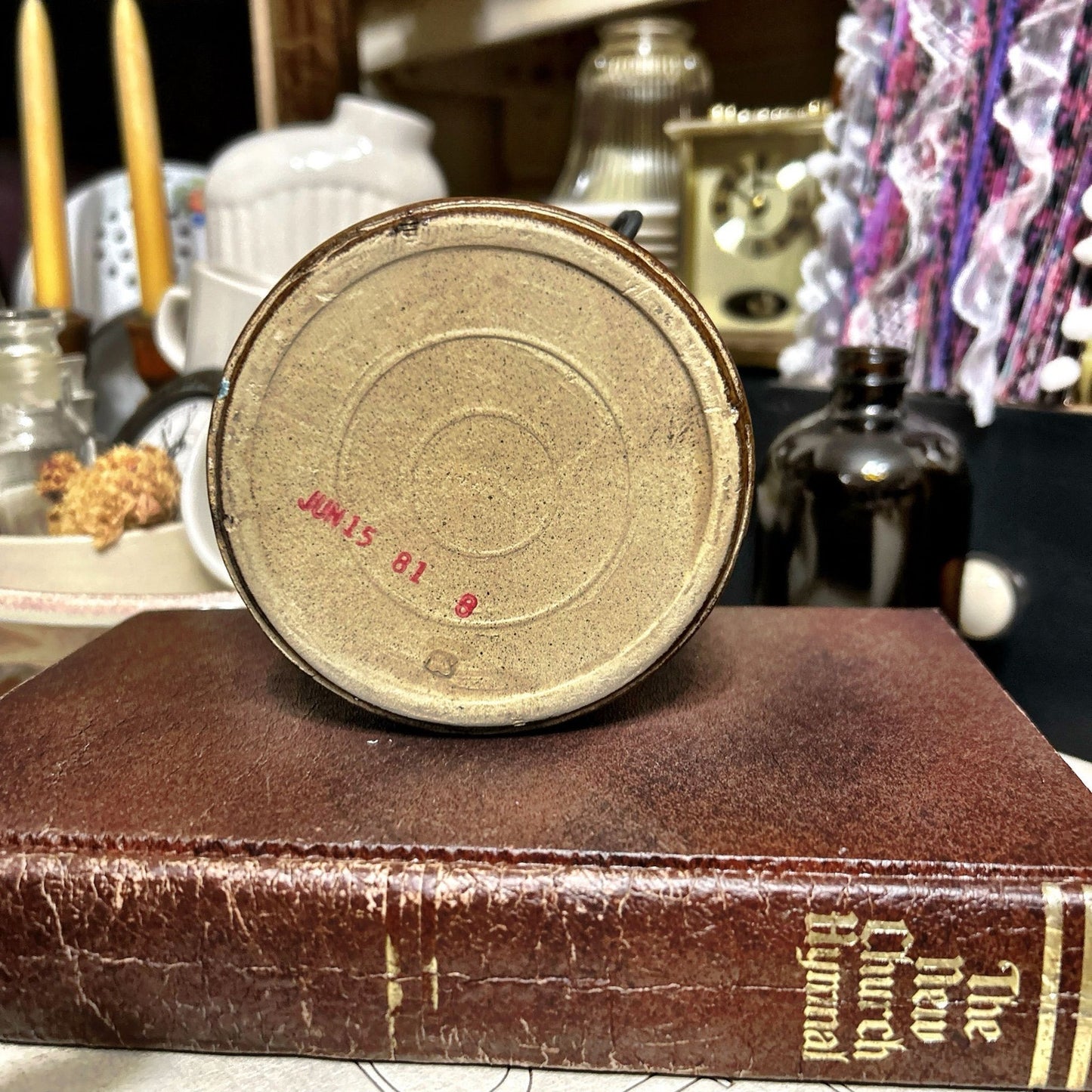 Cheese Crock: Wispride Sharp Cheddar 1981