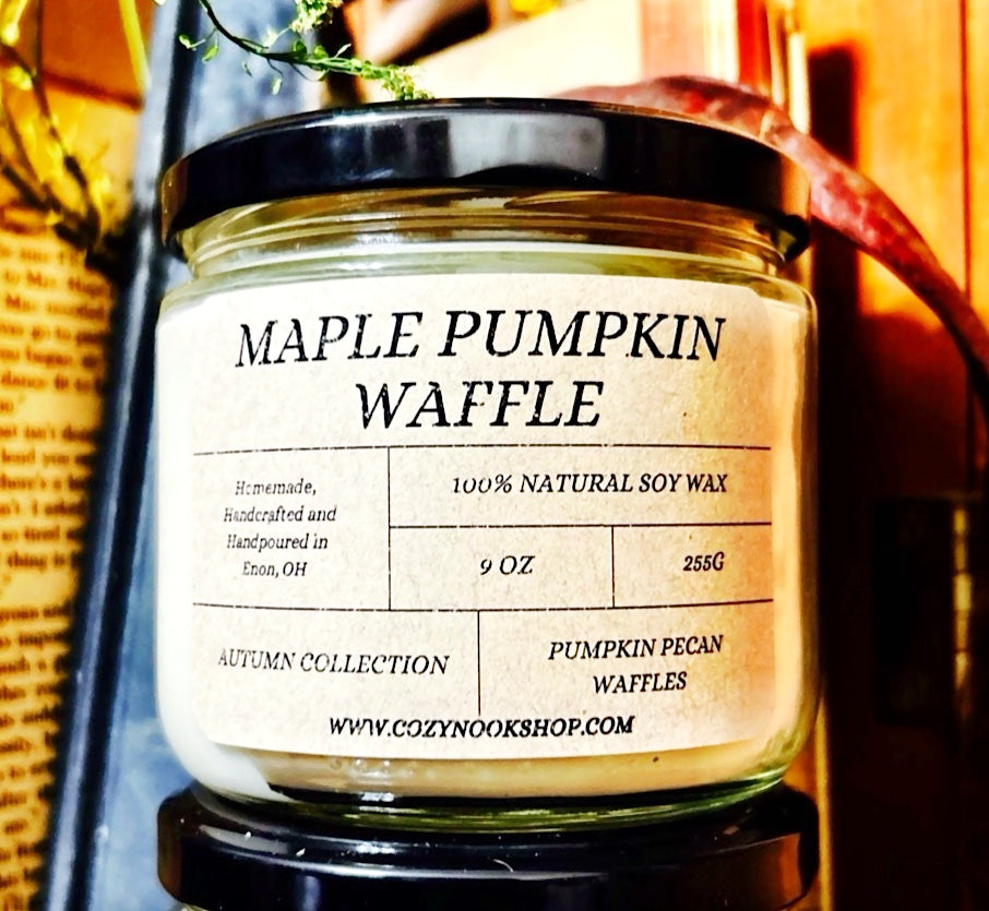 Maple Pumpkin Waffle Candle