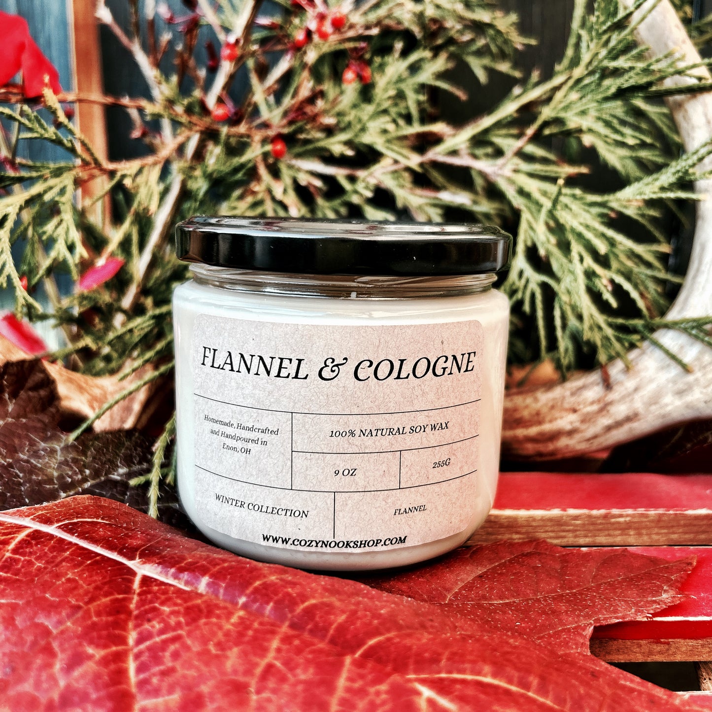 Flannel & Cologne Candle