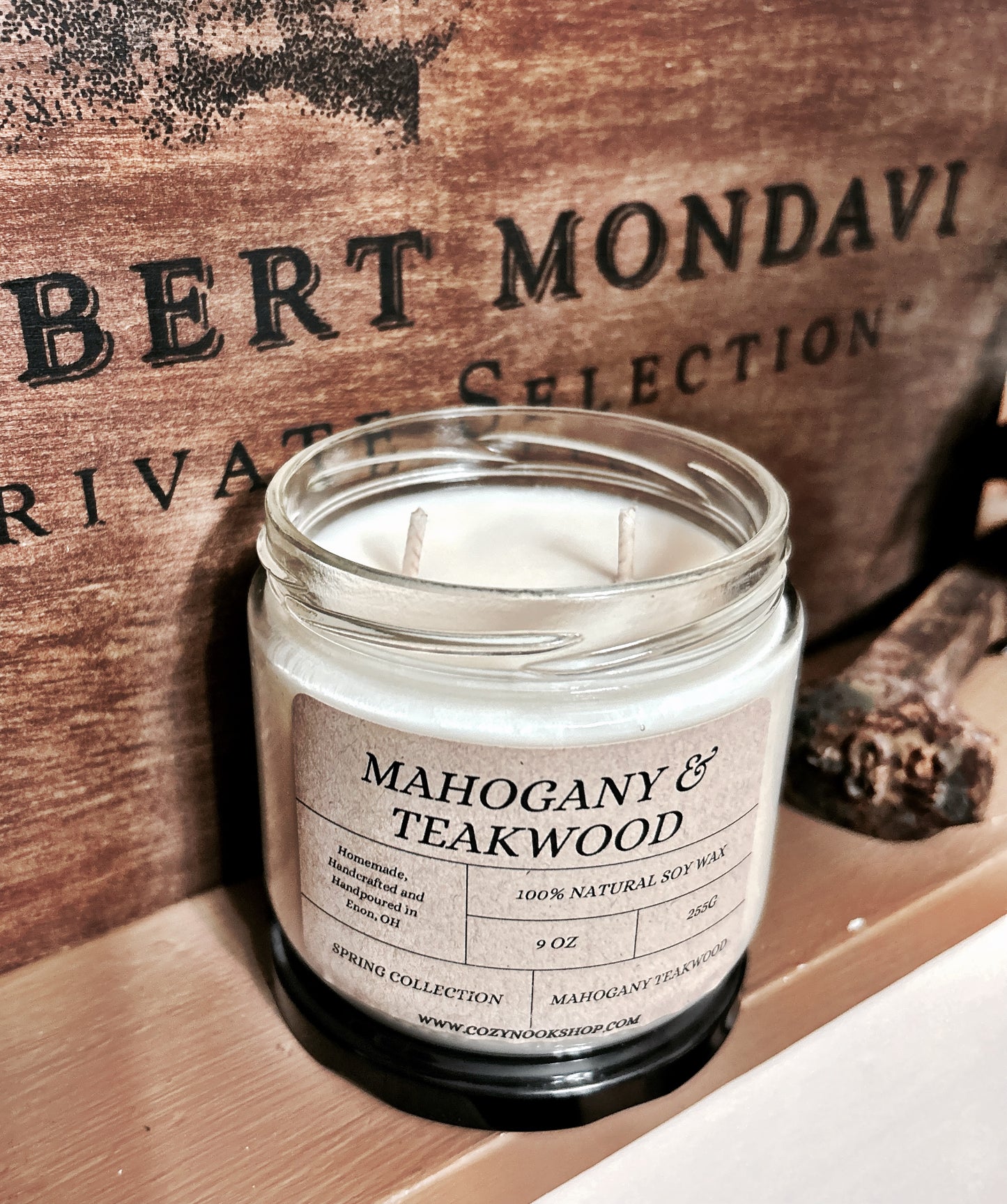 Mahogany & Teakwood Candle