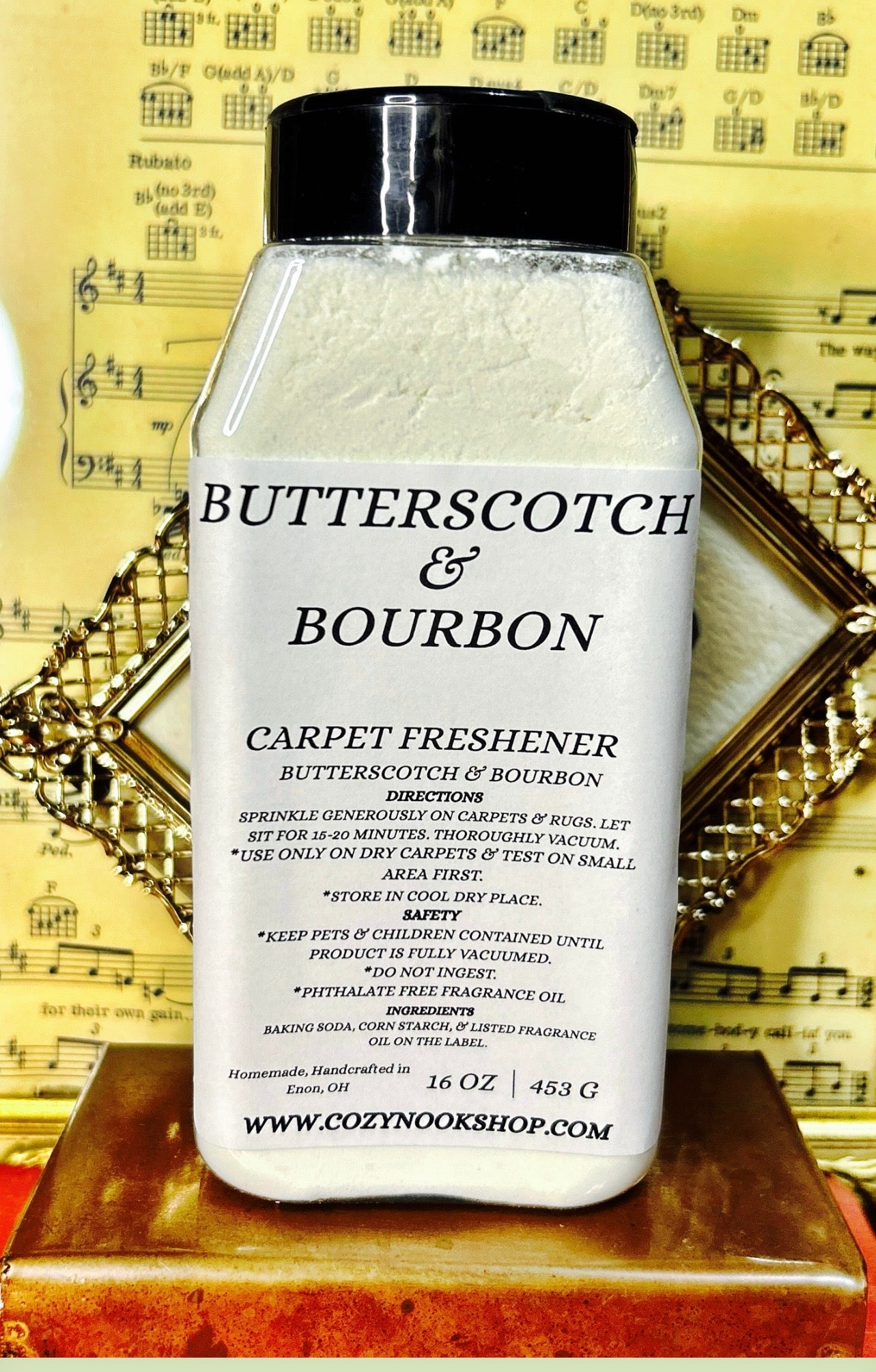 Butterscotch and Bourbon Carpet Freshener