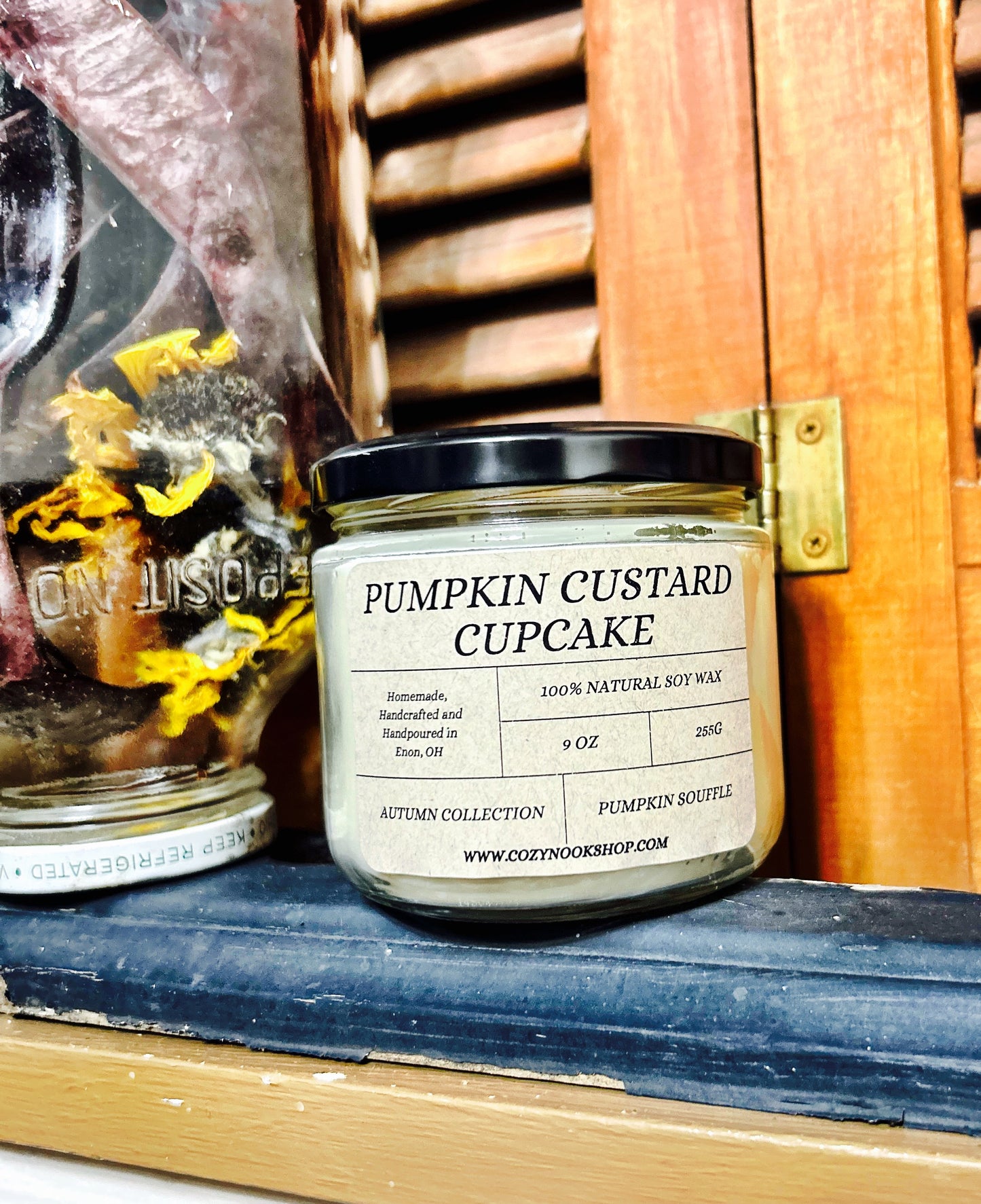 Pumpkin Custard Cupcake Candle