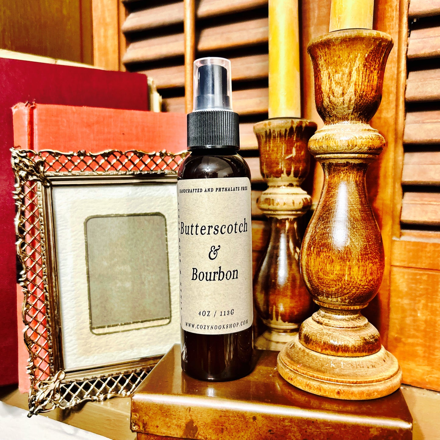 Butterscotch and Bourbon Room & Linen Spray
