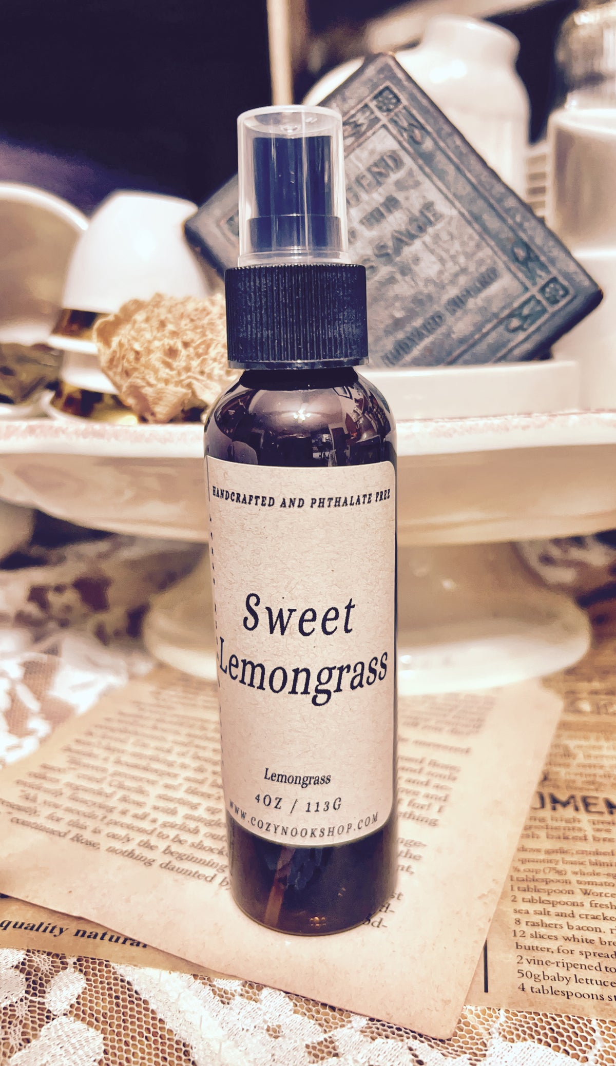 Sweet Lemongrass Room & Linen Spray