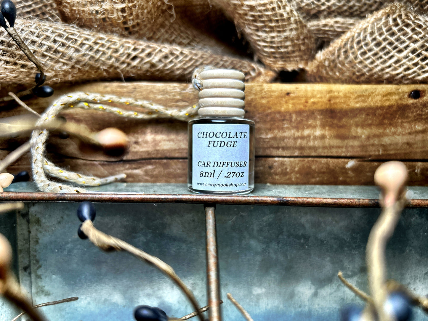 Chocolate Fudge Car Diffuser & Freshener