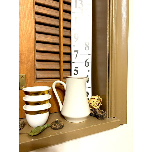 Creamer: Countryside Stoneware Collection Japan Stamped