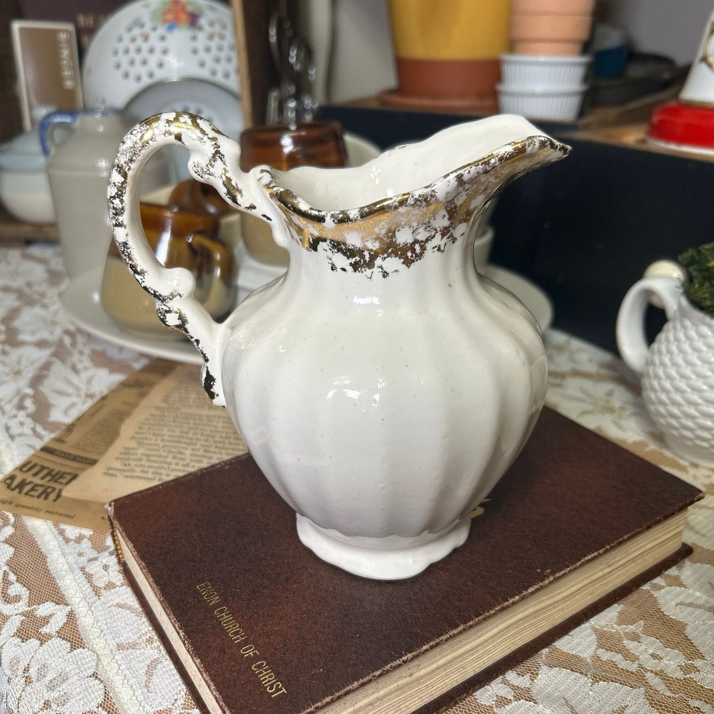 Transfer Ware Pitcher