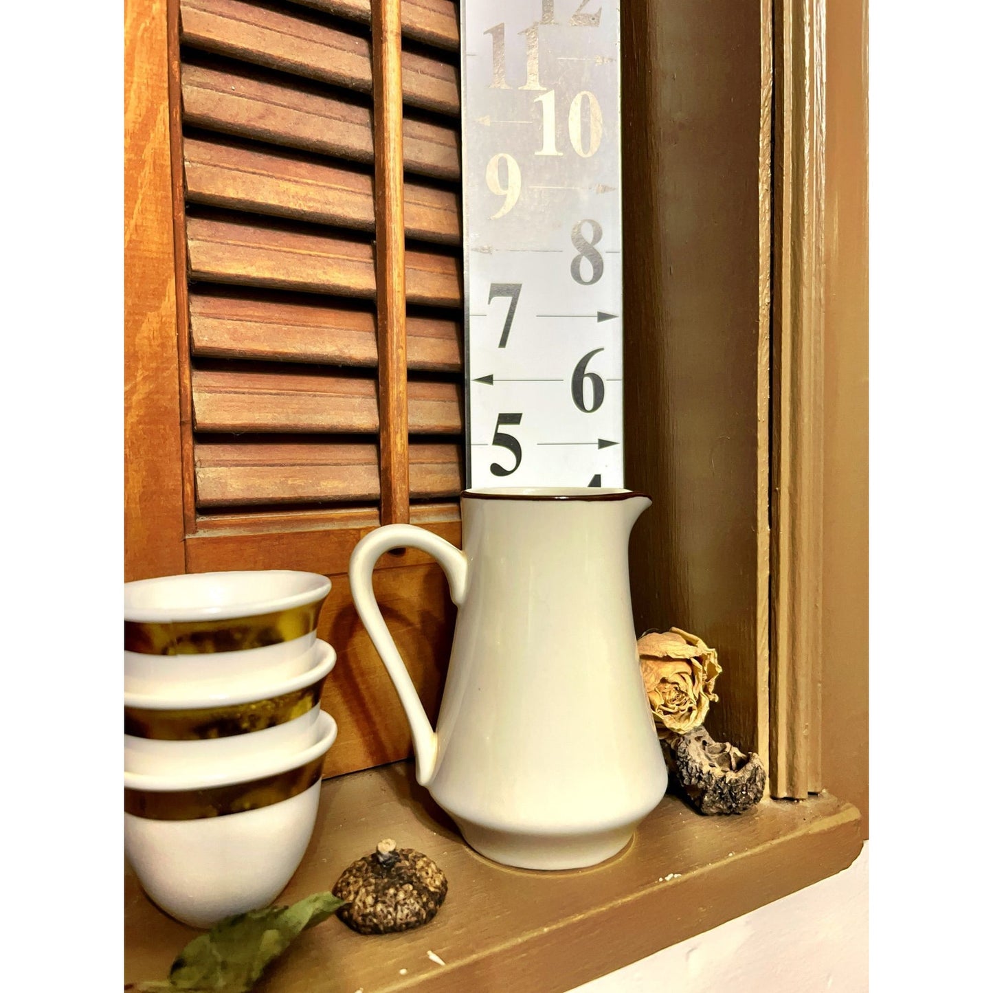 Creamer: Countryside Stoneware Collection Japan Stamped