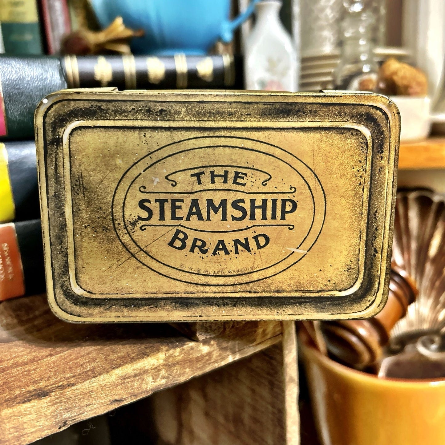 Tin: The Steamship Brand Molasses Candy