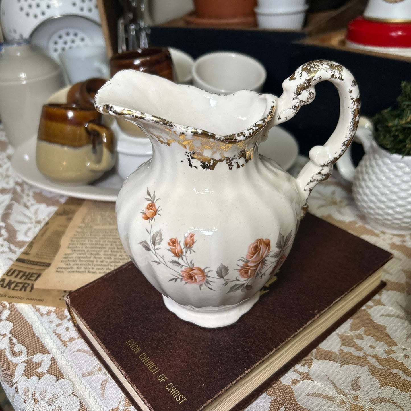 Transfer Ware Pitcher