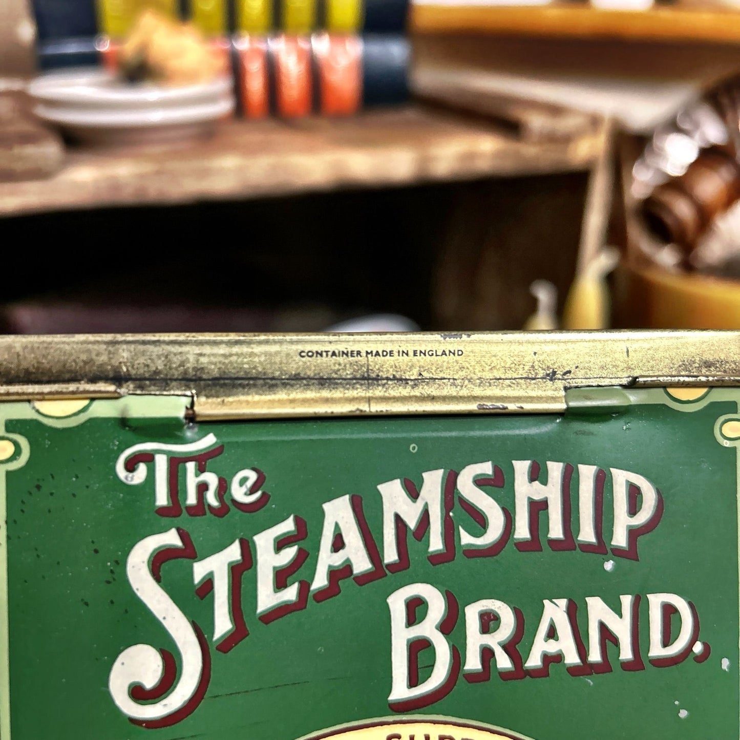 Tin: The Steamship Brand Molasses Candy