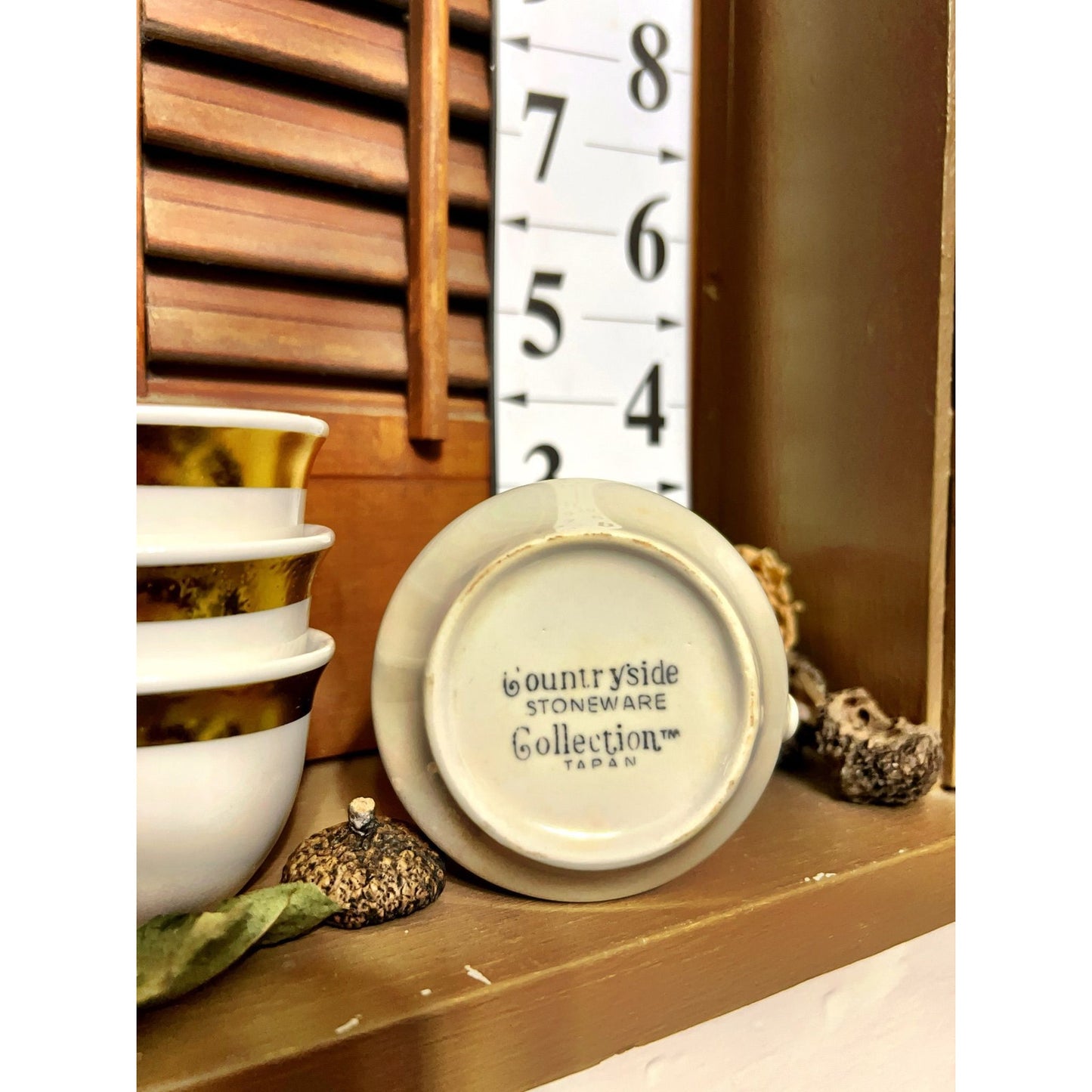 Creamer: Countryside Stoneware Collection Japan Stamped