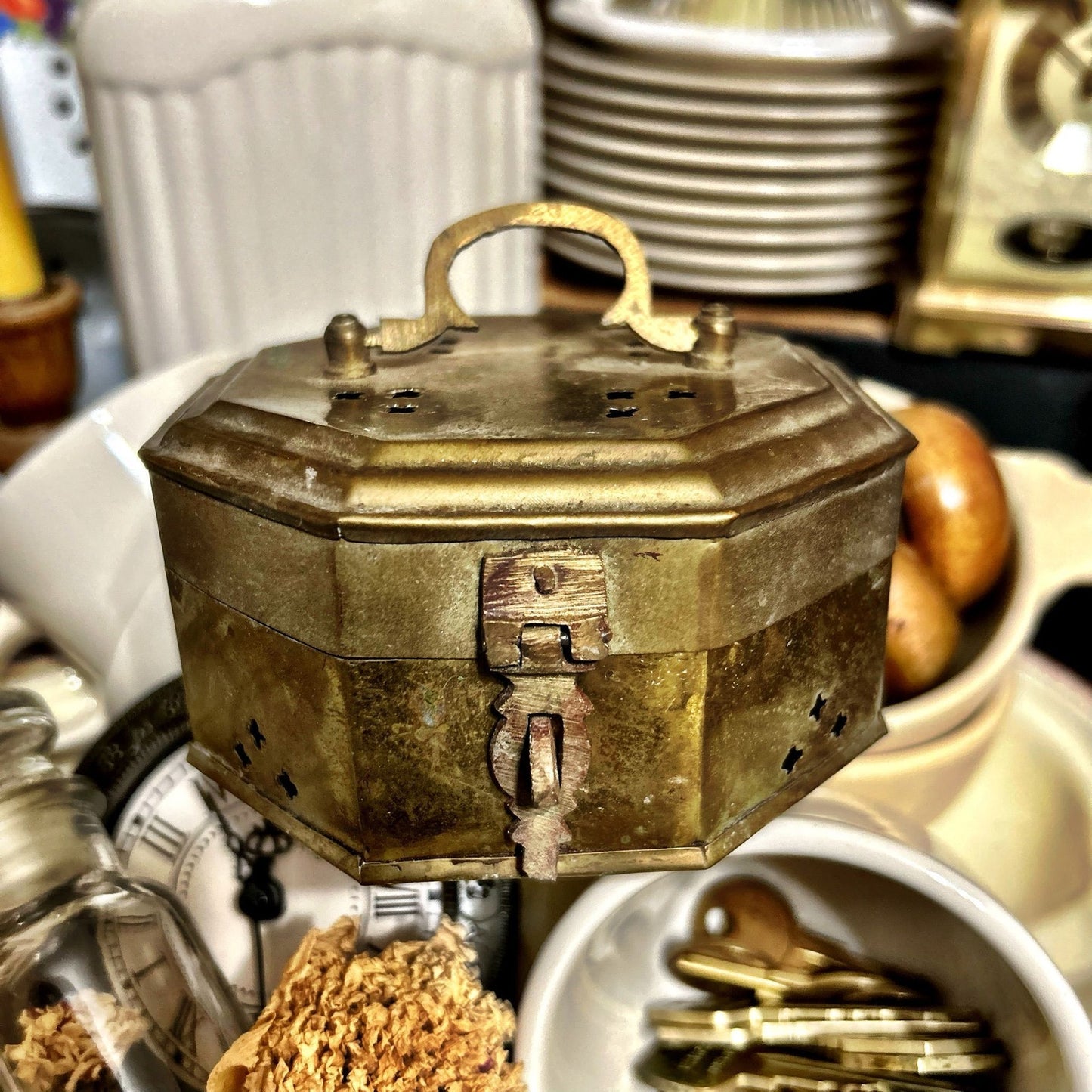 Brass Cricket Box