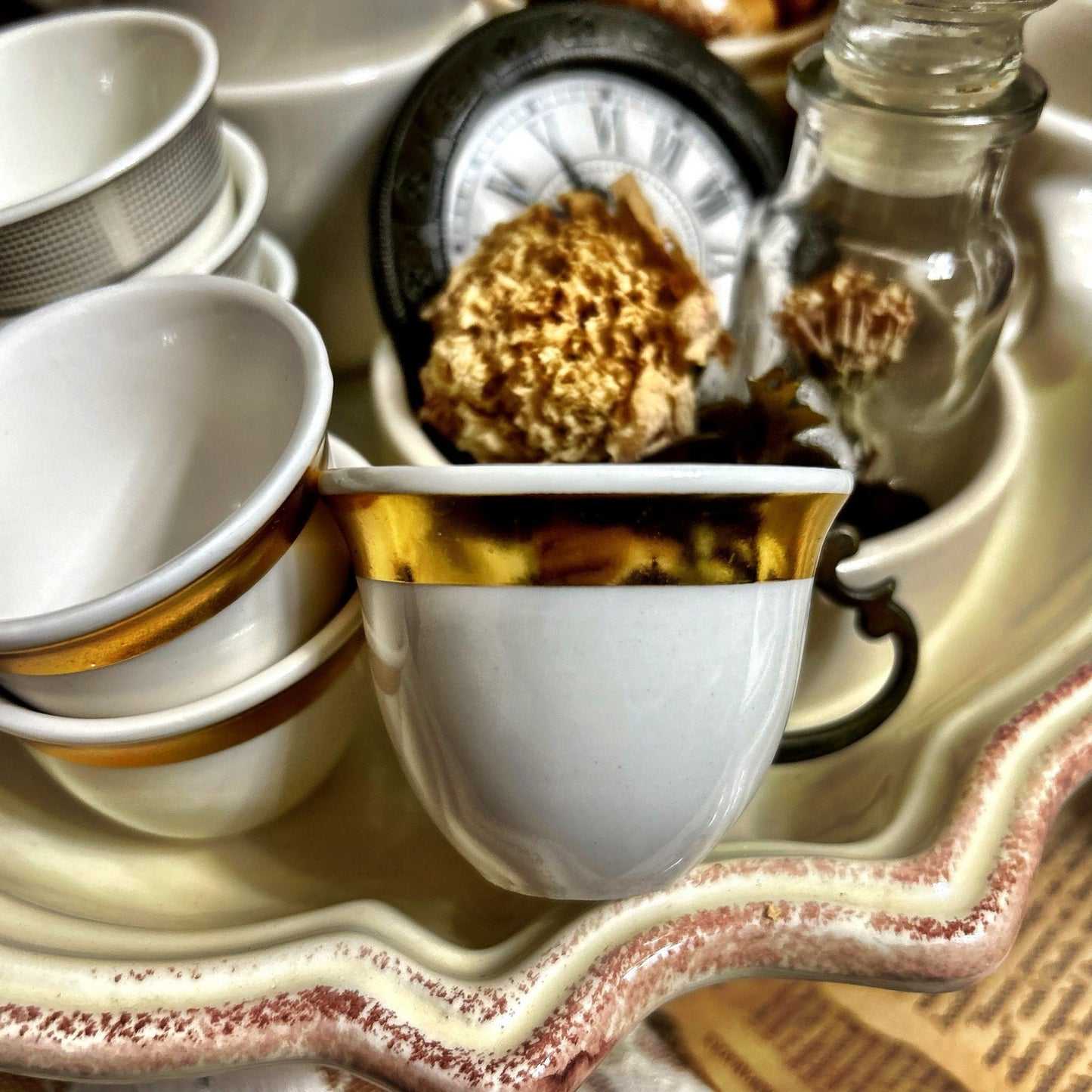 Stackable Porcelain Espresso Cups   
Set of 3