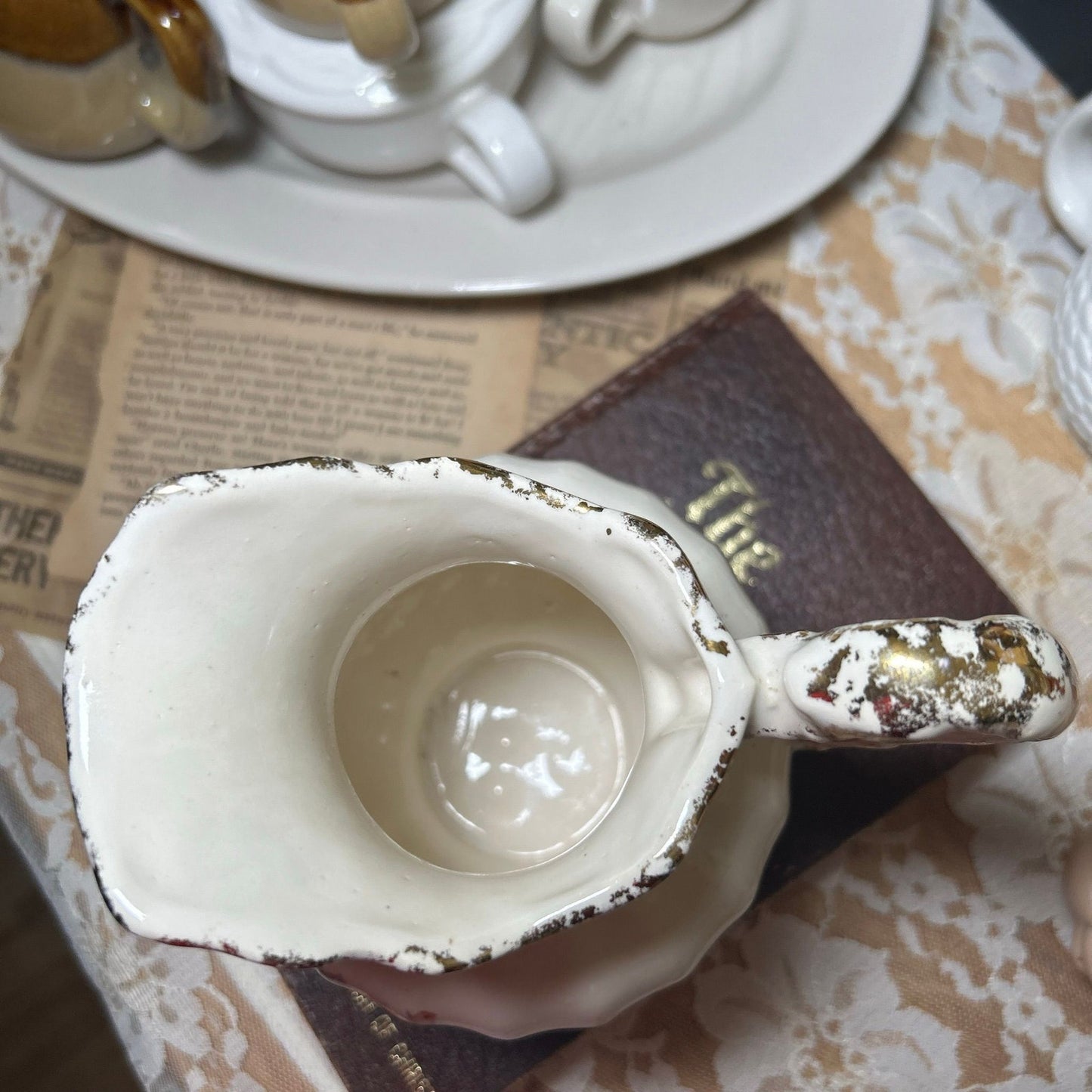 Transfer Ware Pitcher