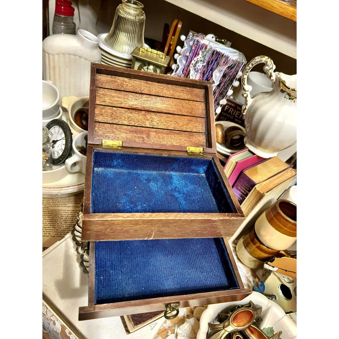 Wooden Jewelry & Treasure Box