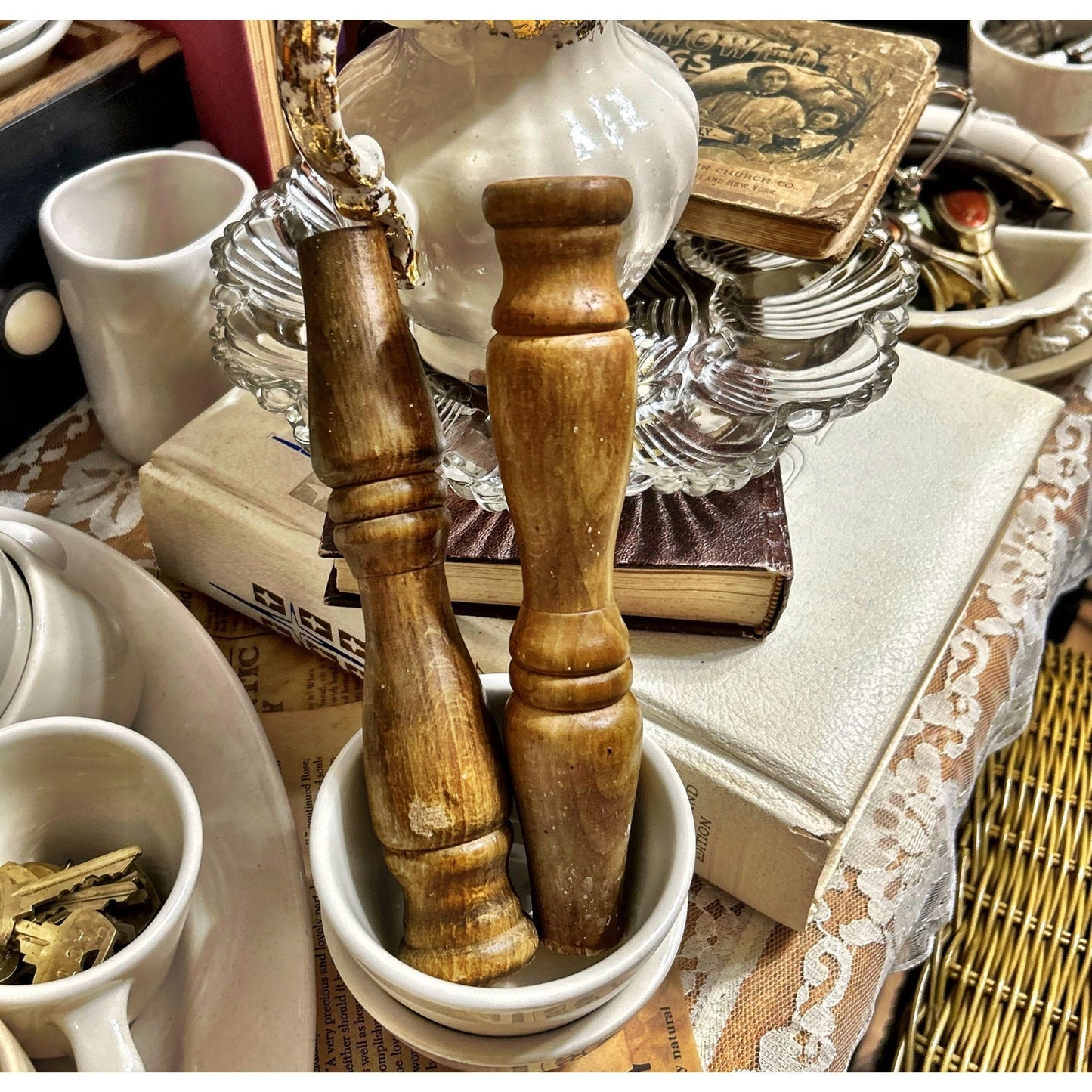 Wooden Salvage Spindle from Old Vintage/ Antique Furniture