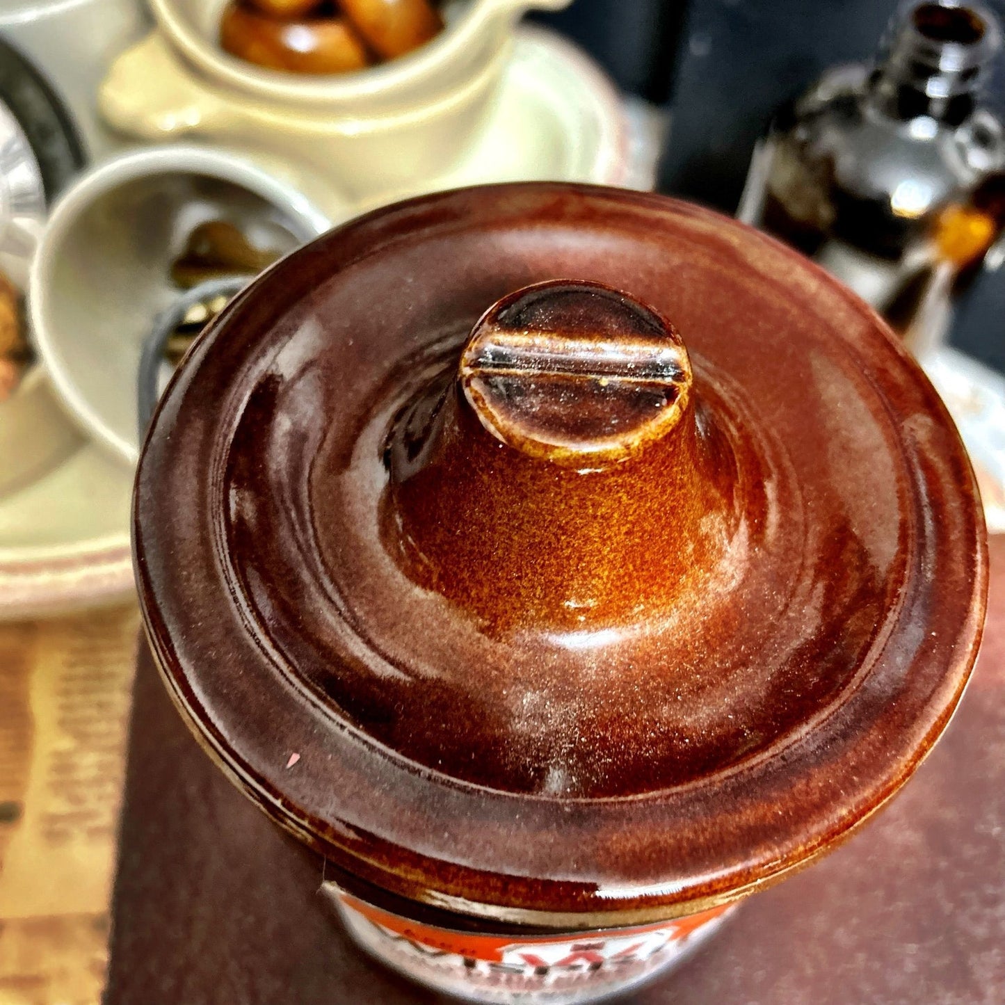 Cheese Crock: Wispride Sharp Cheddar 1981