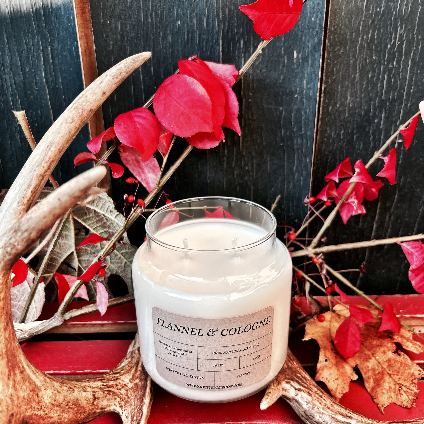 Flannel & Cologne 16oz Candle