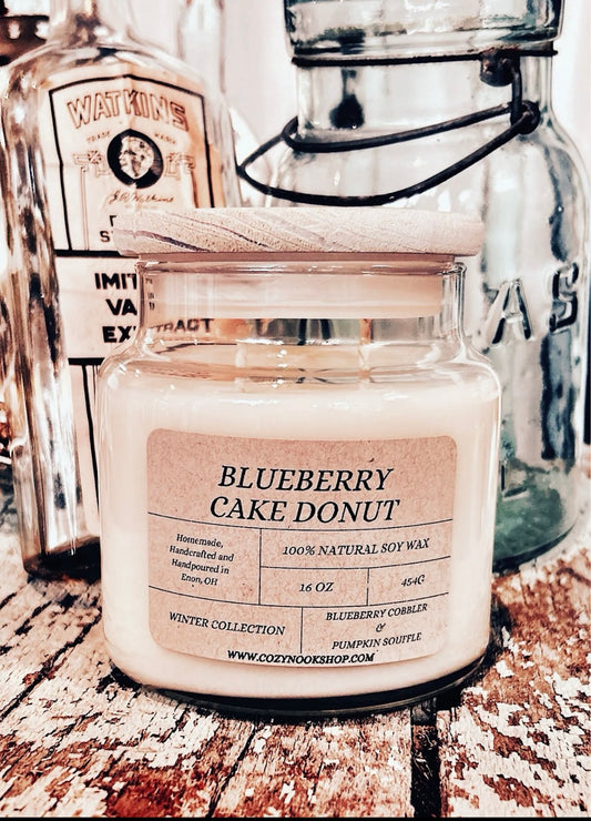 Blueberry Cake Donut 16oz Candle