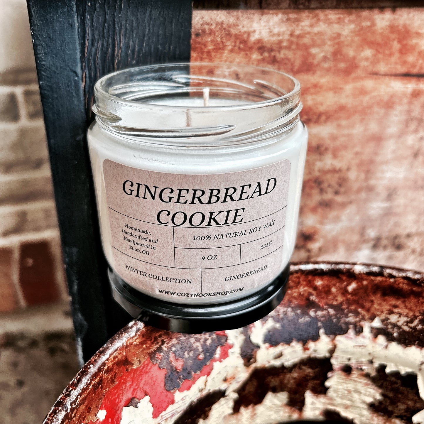 Gingerbread Cookie Candle