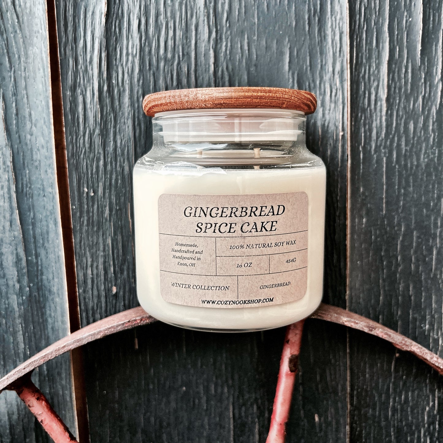 Gingerbread Spice Cake 16oz Candle
