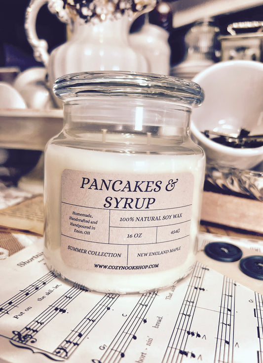 Pancakes & Syrup 16oz Candle
