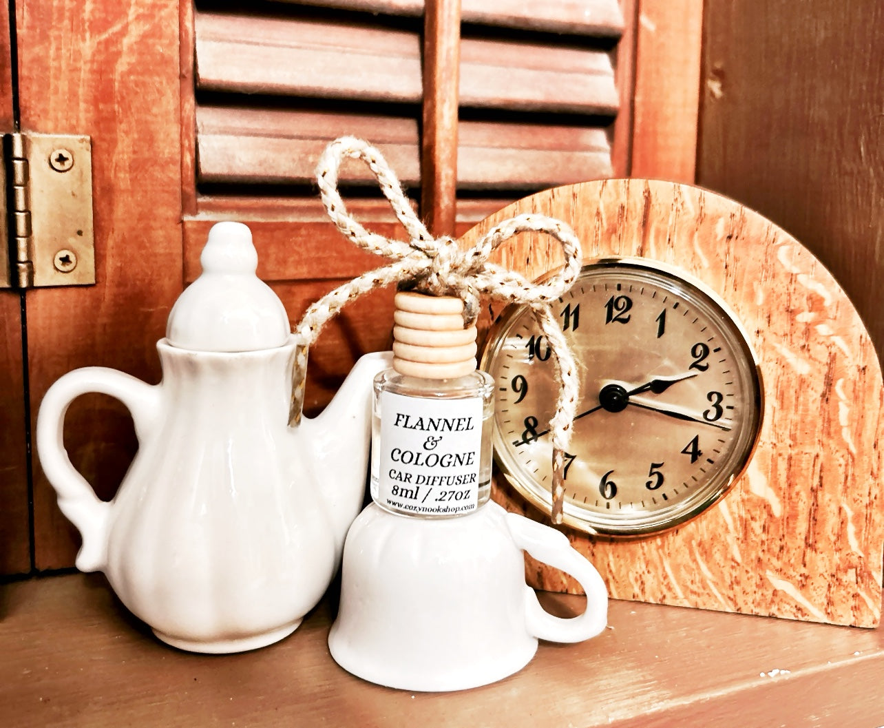 Flannel & Cologne Car Diffuser Freshener