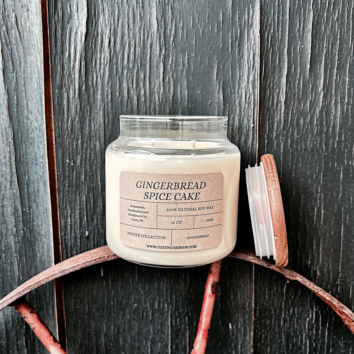 Gingerbread Spice Cake 16oz Candle
