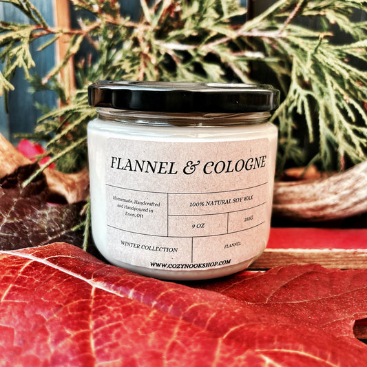 Flannel & Cologne Candle