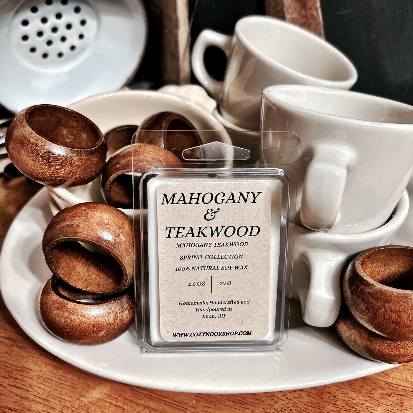 Mahogany & Teakwood Wax Melt