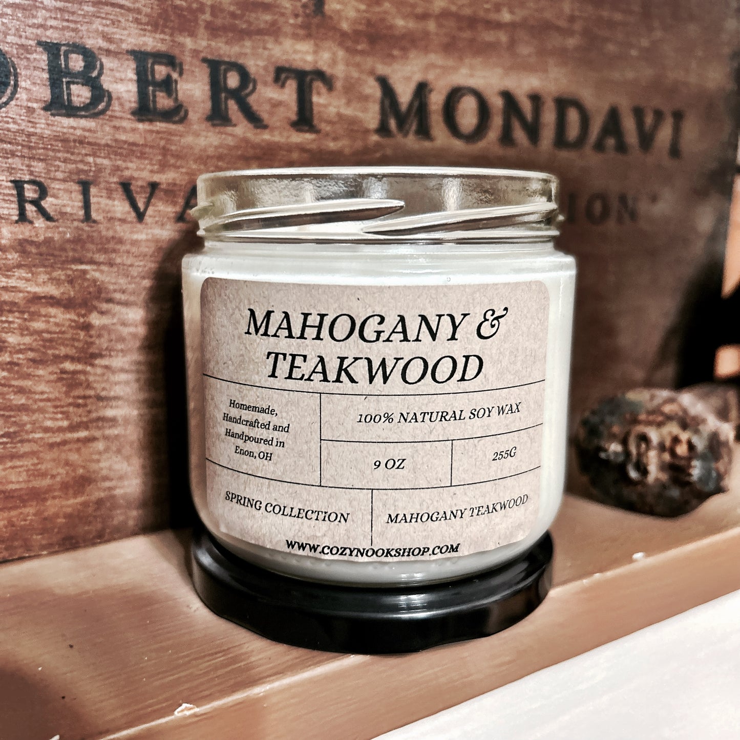 Mahogany & Teakwood Candle