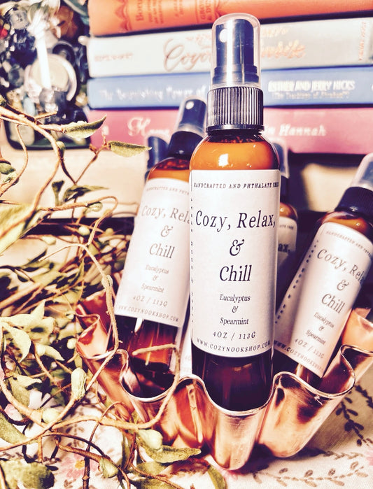 Cozy, Relax, & Chill Room & Linen Spray