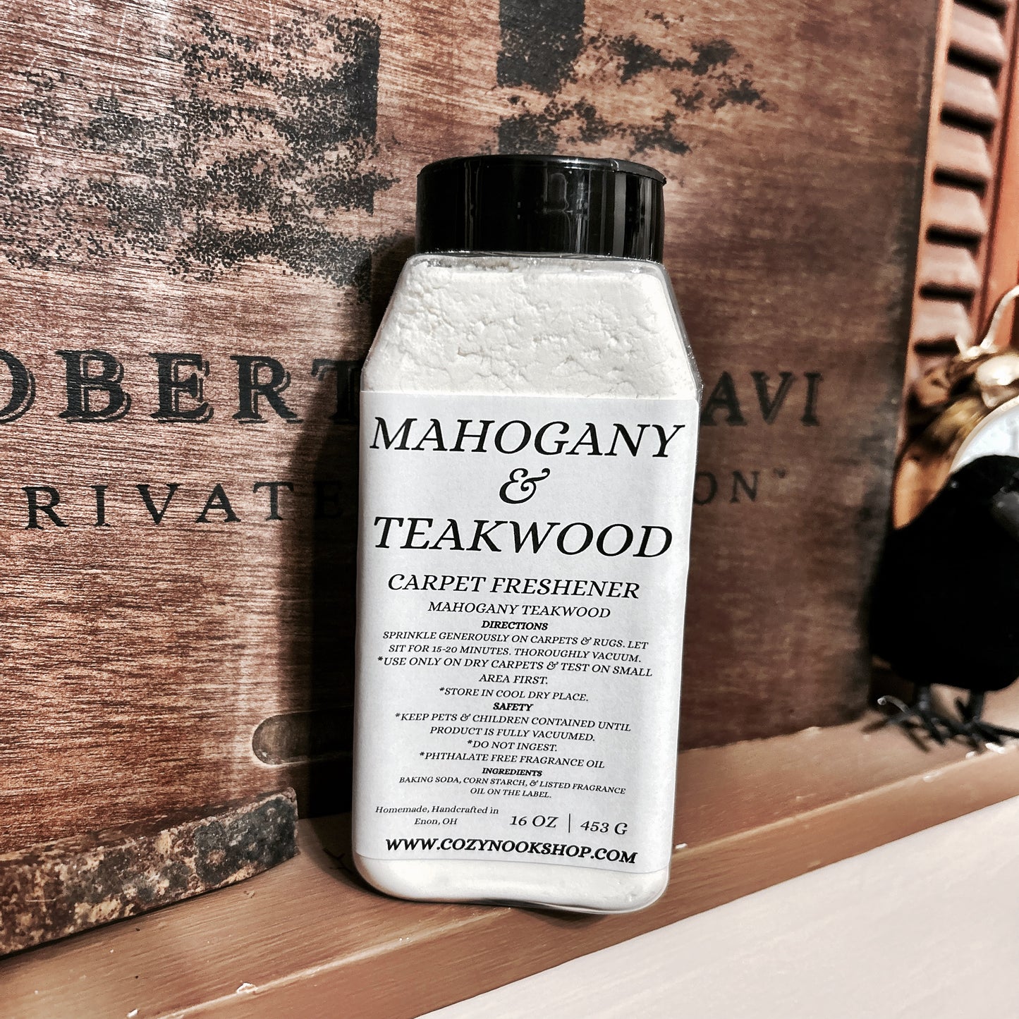 Mahogany & Teakwood Carpet Freshener 16 oz