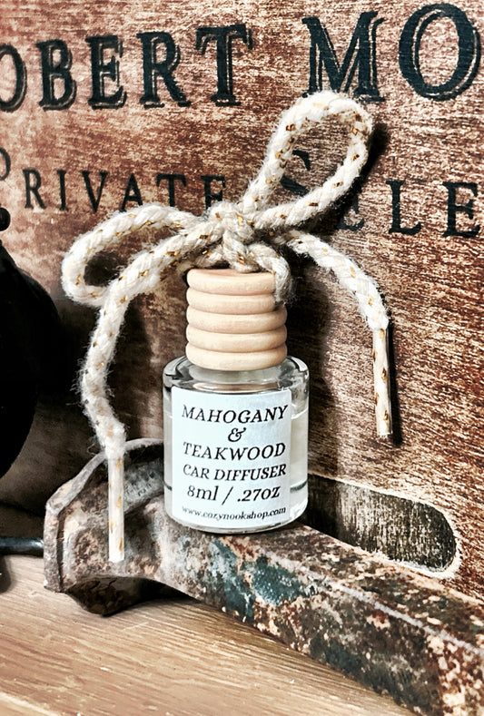 Mahogany & Teakwood Car Diffuser & Freshener