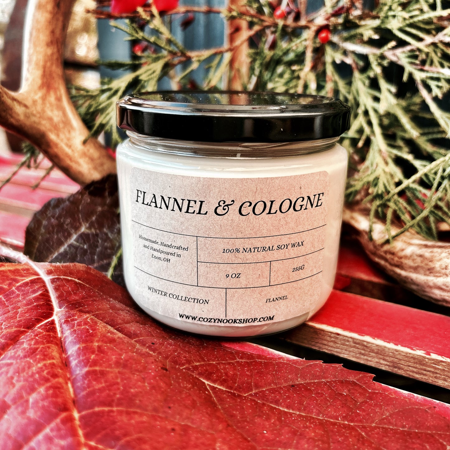 Flannel & Cologne Candle