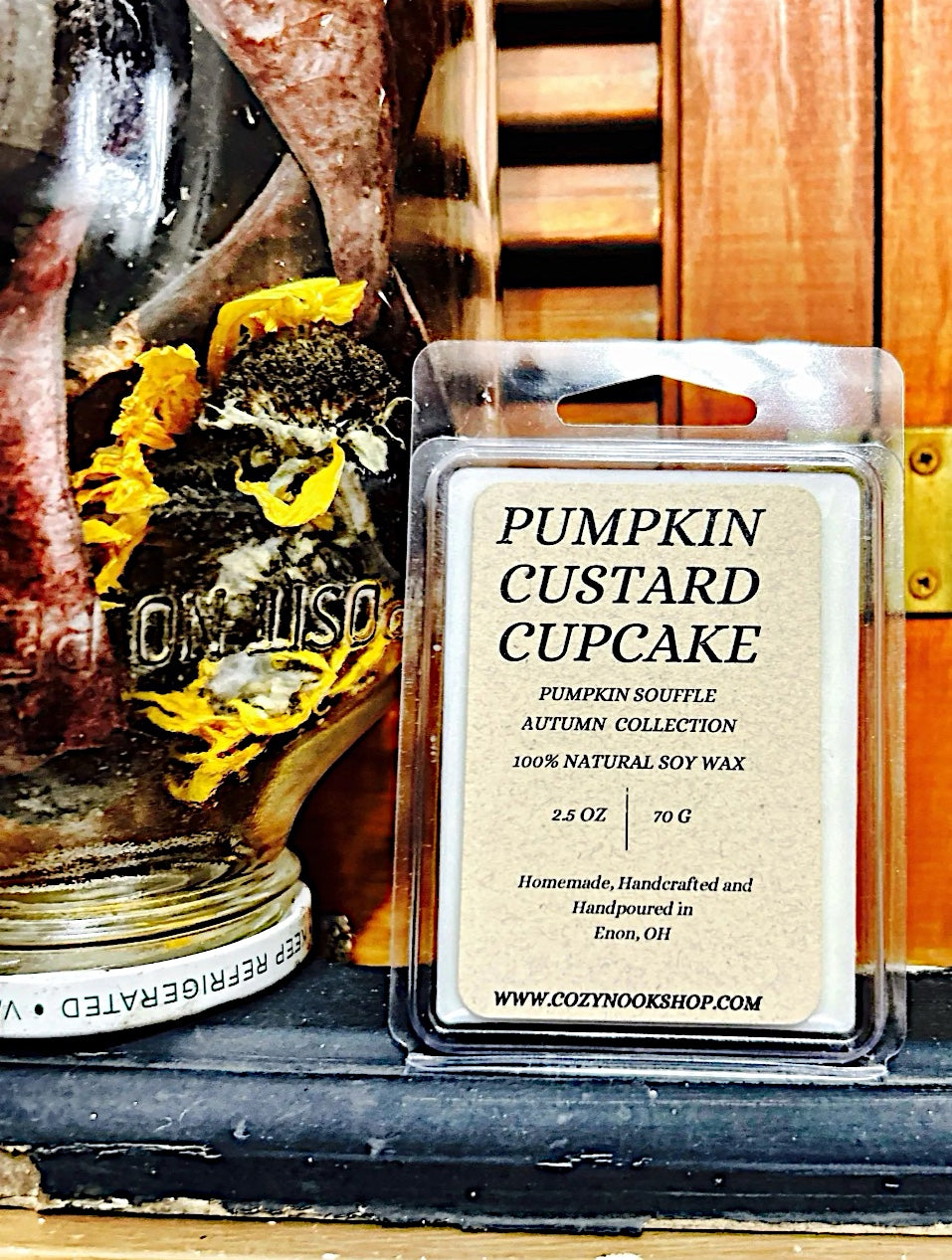 Pumpkin Custard Cupcake Wax Melt