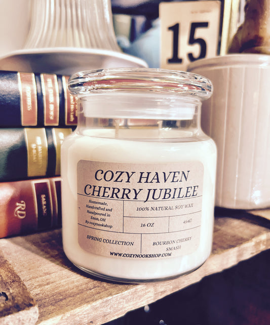 Cozy Haven Cherry Jubilee 16oz Candle