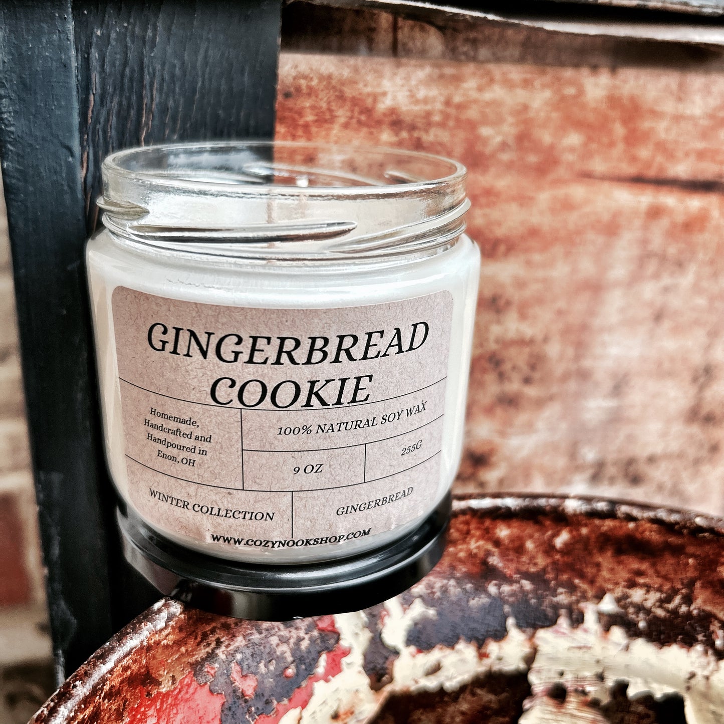 Gingerbread Cookie Candle