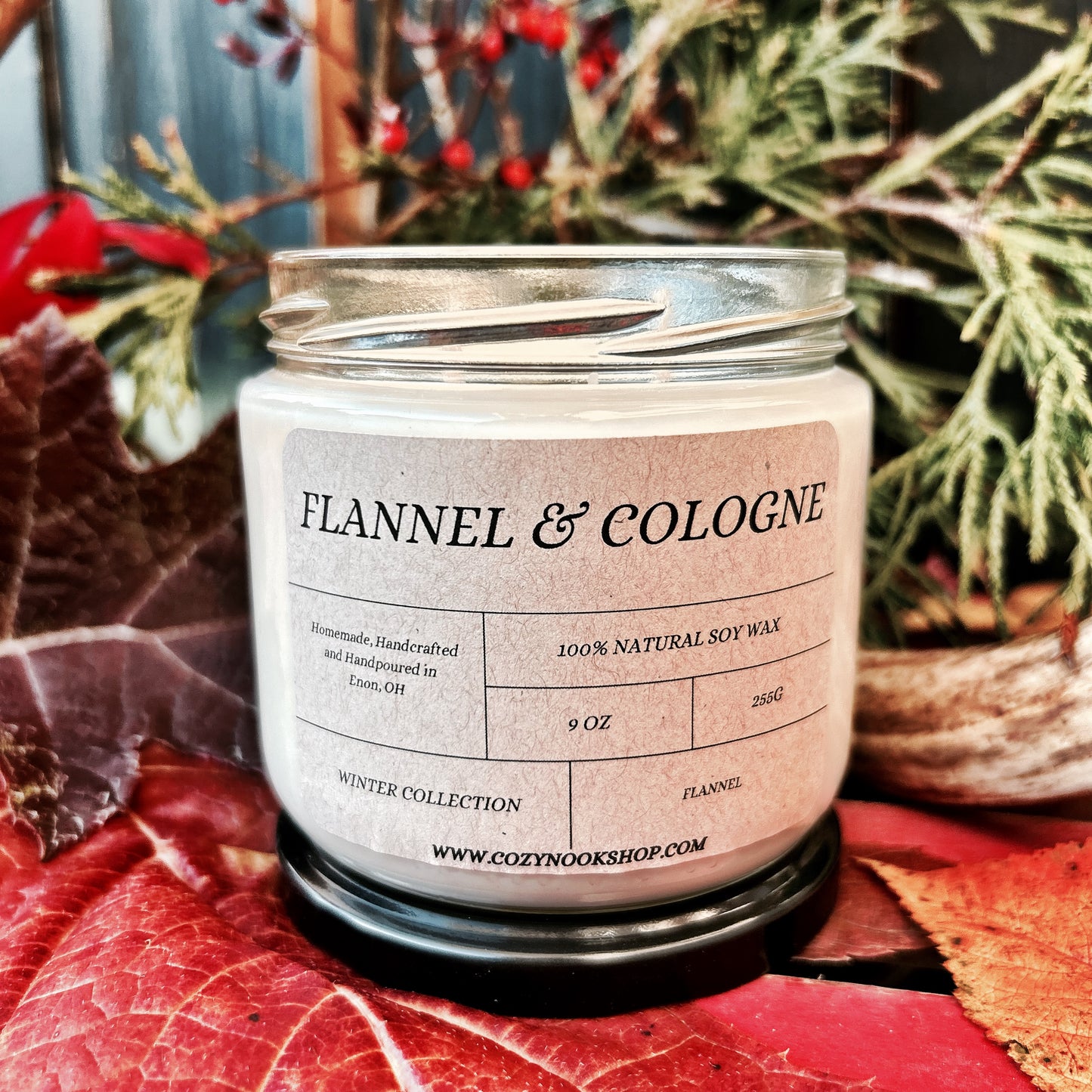Flannel & Cologne Candle