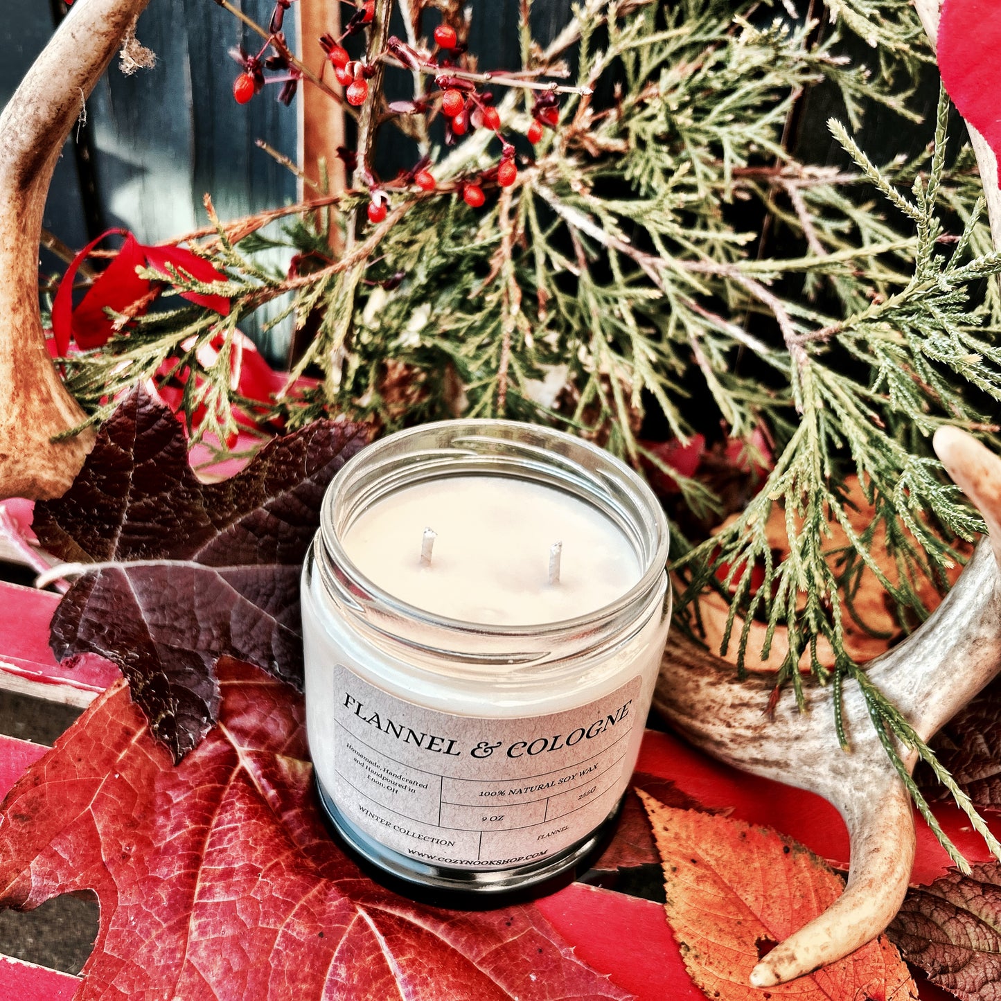 Flannel & Cologne Candle