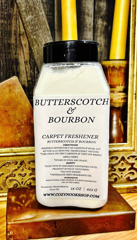 Butterscotch and Bourbon Carpet Freshener