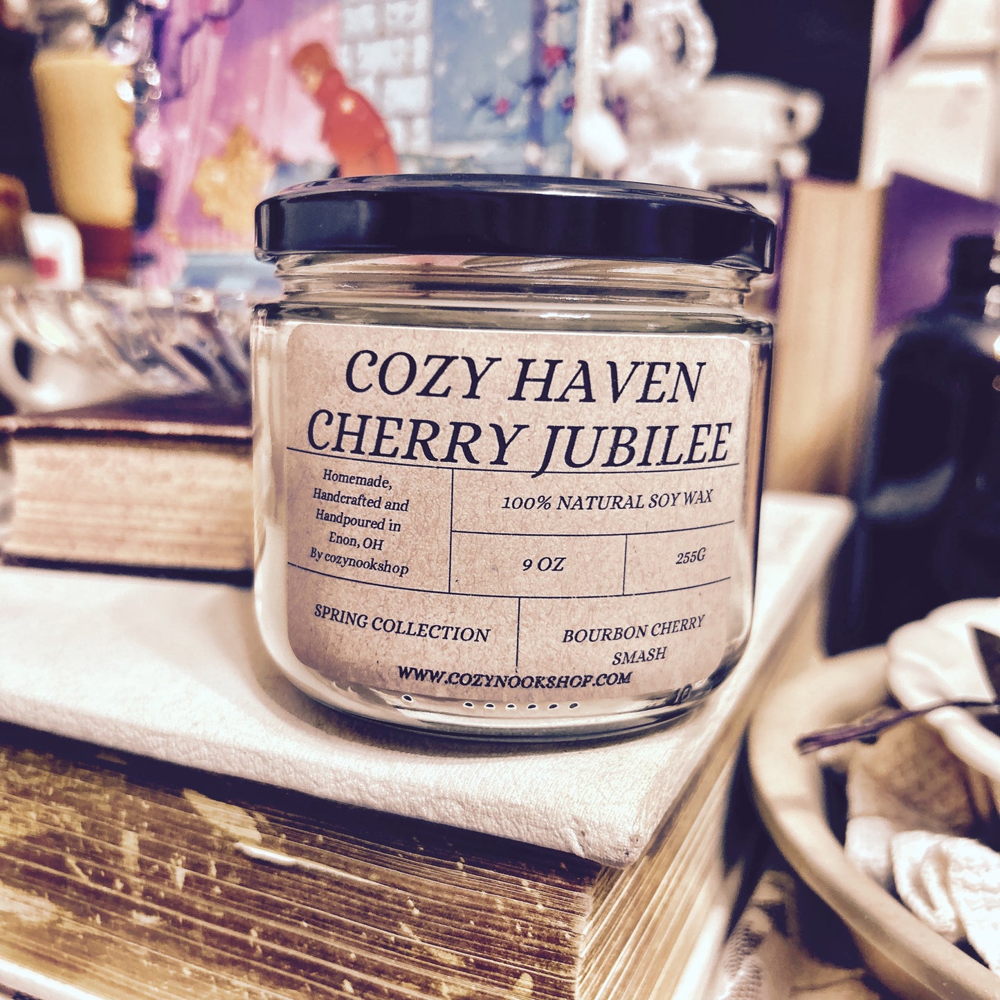 Cozy Haven Cherry Jubilee Candle