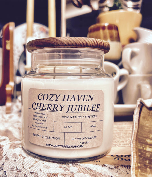 Cozy Haven Cherry Jubilee 16oz Candle