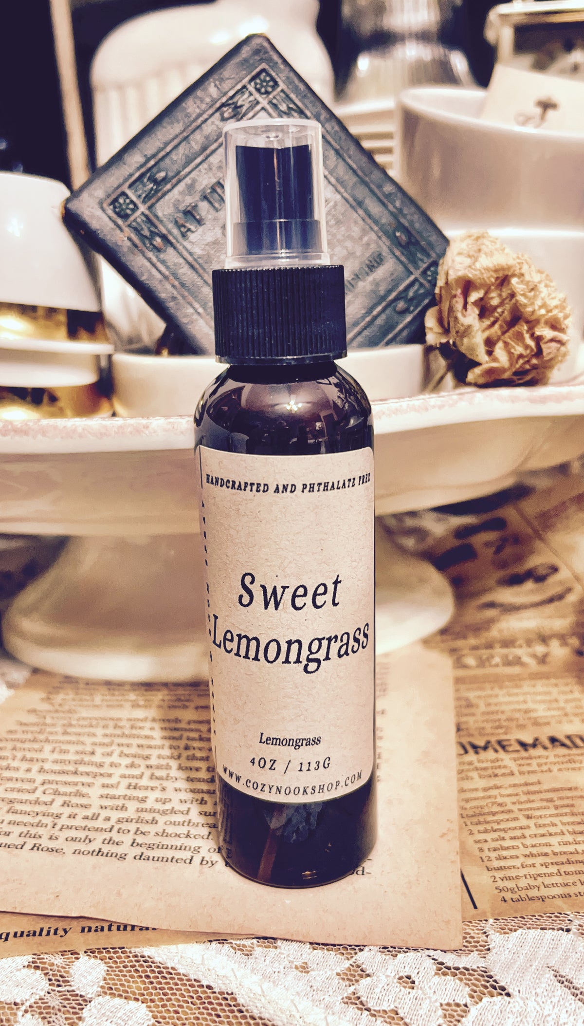 Sweet Lemongrass Room & Linen Spray
