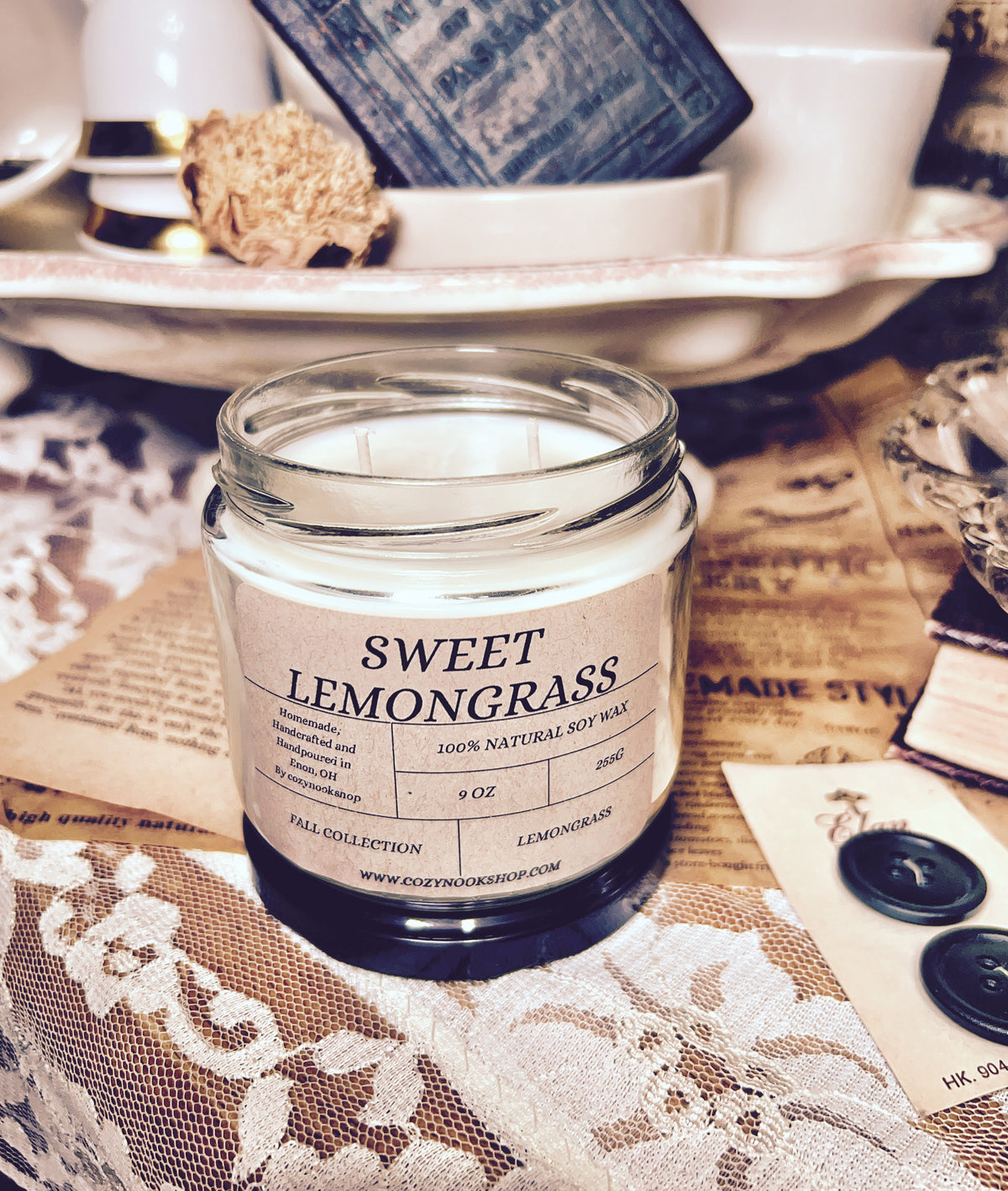 Sweet Lemongrass Candle