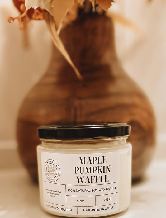 Maple Pumpkin Waffle Candle