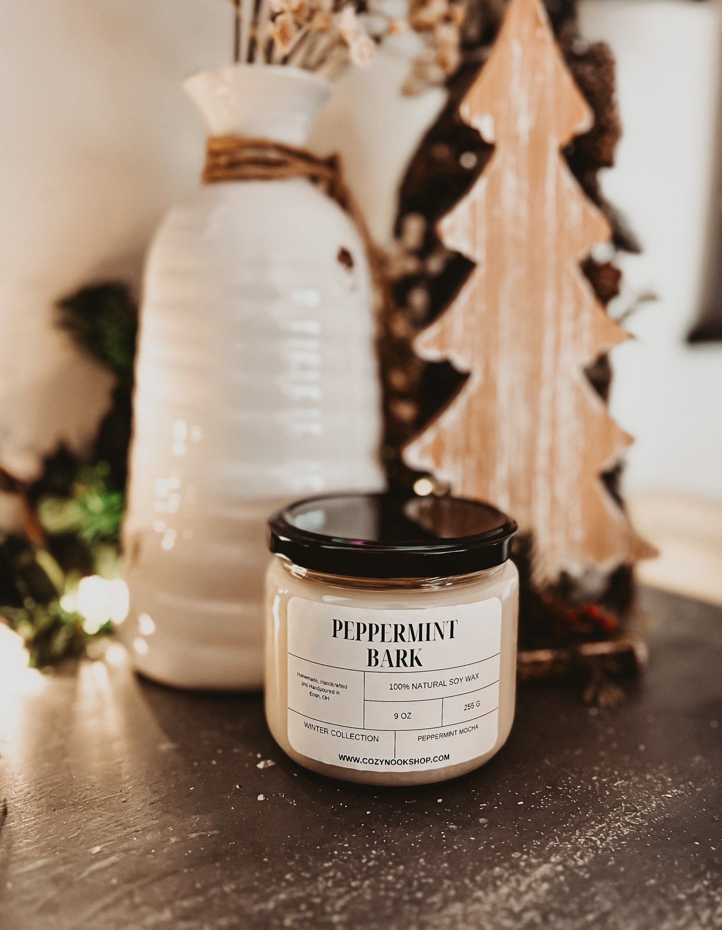 Peppermint Bark Candle