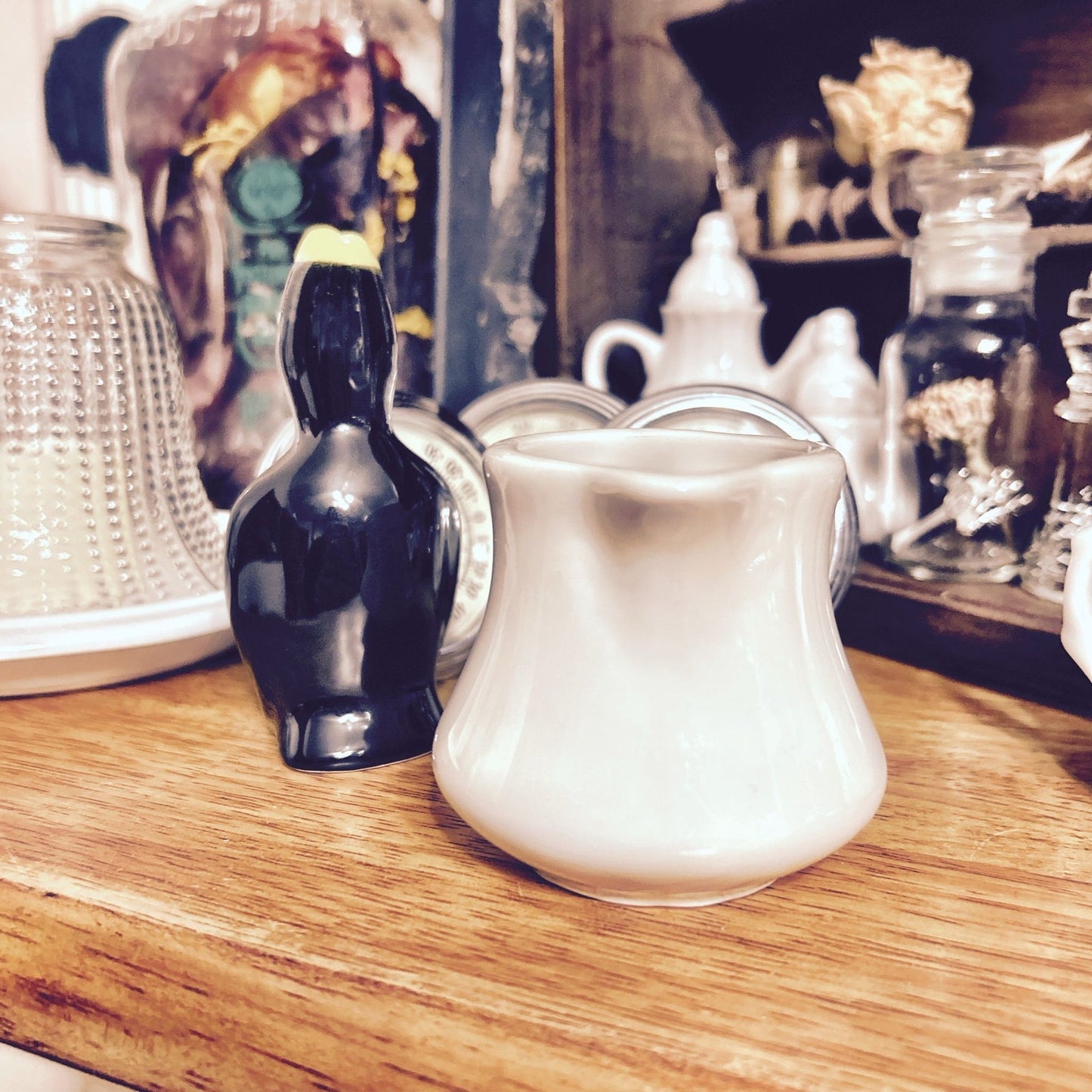 Creamer: Cream Color; Hall Ironstone Restaurantware