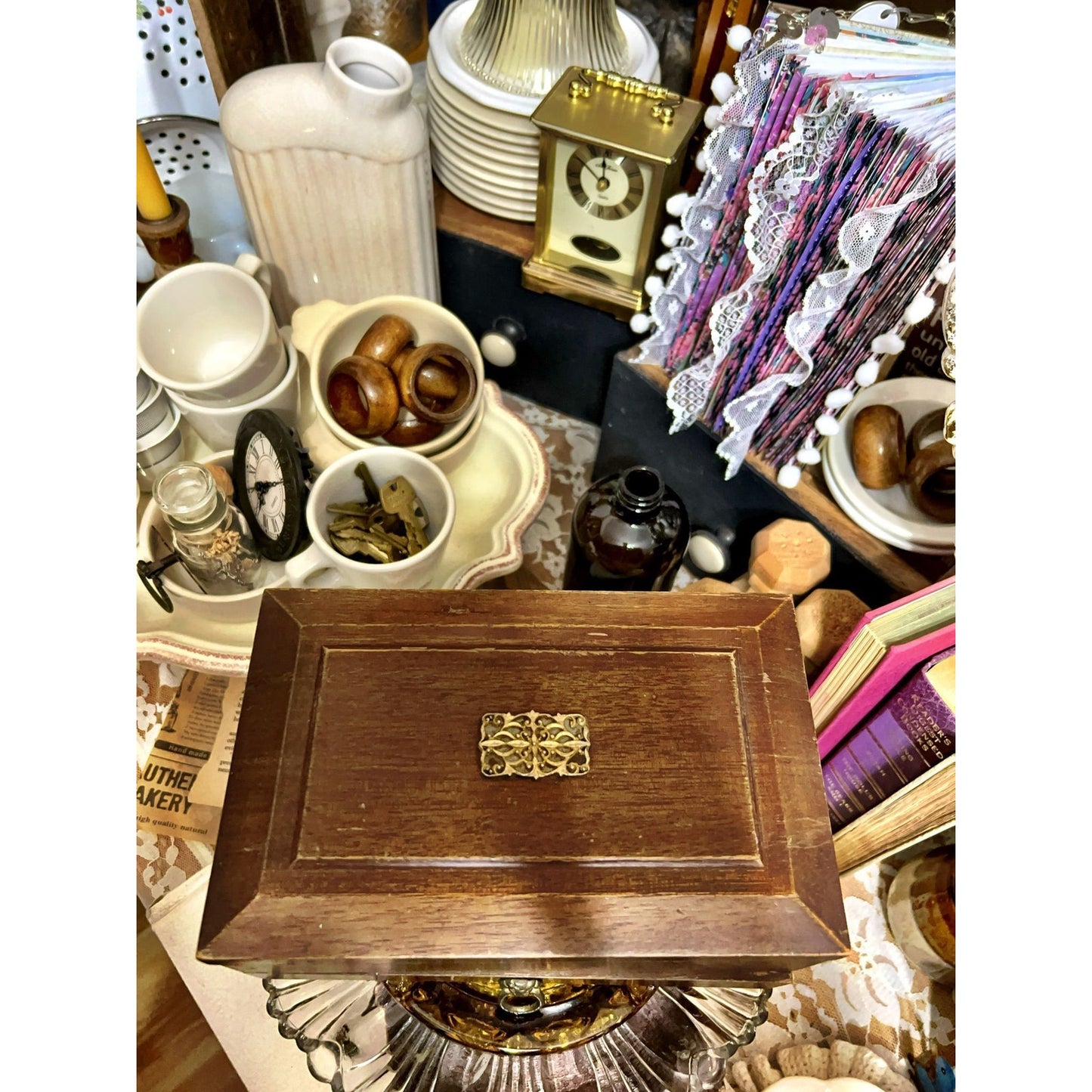 Wooden Jewelry & Treasure Box